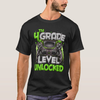 Vierste graad onvergrendeld spel in vierde graad t t-shirt