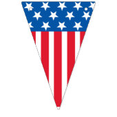 Vierste juli sterren en stripesbanner vlaggetjes (Tweede vlag)