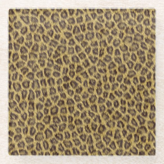 Viertextuur Glazen Onderzetter (Voorkant)