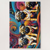 Viervoudig carlin legpuzzel (Verticaal)