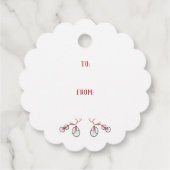  vierwieltjes voor kerstmis bedankjes labels (Achterkant)