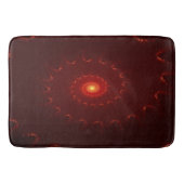 Viery Red Sparkle Swirl Gradient Badmat (Voorkant)