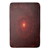 Viery Red Sparkle Swirl Gradient Badmat (Voorkant Verticaal)