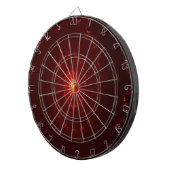 Viery Red Sparkle Swirl Gradient Dartbord (Voorkant Rechts)