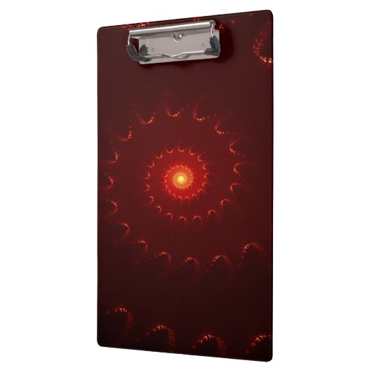 Viery Red Sparkle Swirl Gradient Klembord (Links)