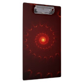 Viery Red Sparkle Swirl Gradient Klembord (Rechts)