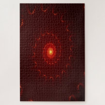 Viery Red Sparkle Swirl Gradient