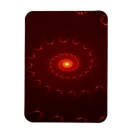 Viery Red Sparkle Swirl Gradient Magneet