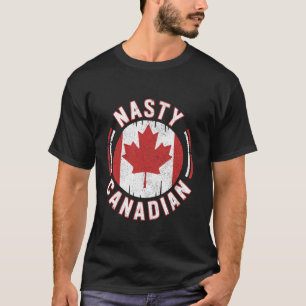 Vies Canadese Grappige Canada Esdoorn Ellebogen Om T-shirt