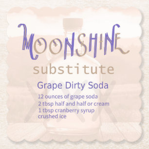Vies Sodawater Druiven Onderzetter