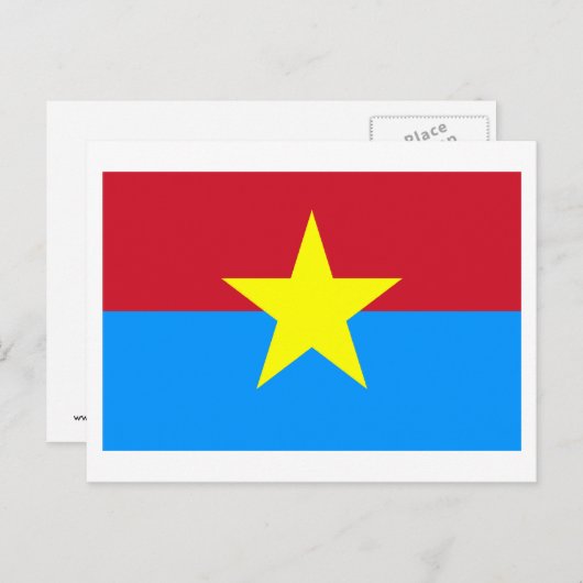 Viet Cong-vlag Briefkaart (Voorkant / Achterkant)