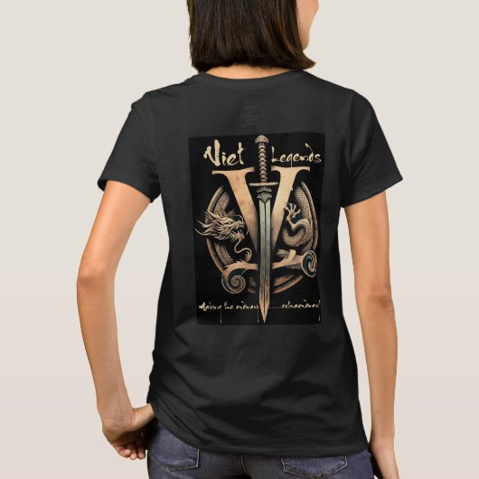 Viêt Légende 2 Logos T-shirt (Dos)