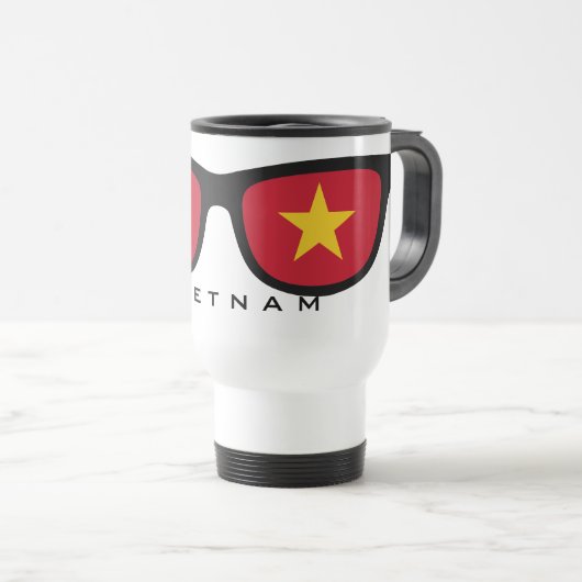 Viêt Nam Shades tasses personnalisées (Devant droit)