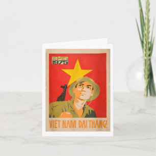 Vietcong Propaganda Poster - Communistische Oorlog Kaart