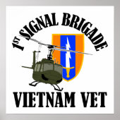 Vietnam - 1e zg Bde Poster (Voorkant)