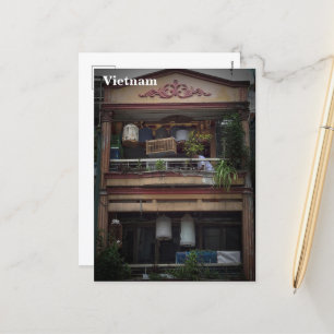 Vietnam Azië Straatfotografie Feestdagenkaart