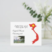 Vietnam Briefkaart (Staand voorkant)