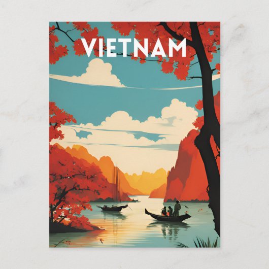 Vietnam  briefkaart (Voorkant)