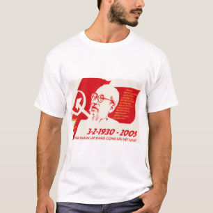 Vietnam Communistische Partij 75 Jubileum Propagan T-shirt