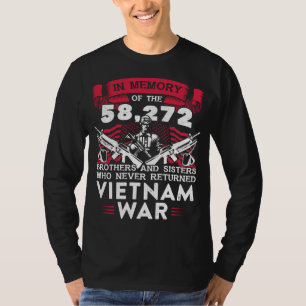 Viëtnam de oorlog in Vietnam in herinnering die n T-shirt