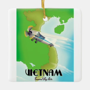 Vietnam door de Vakantie van de Luchtvaart. Keramisch Ornament