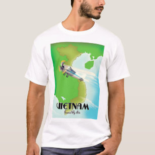 Vietnam door de Vakantie van de Luchtvaart. T-shirt