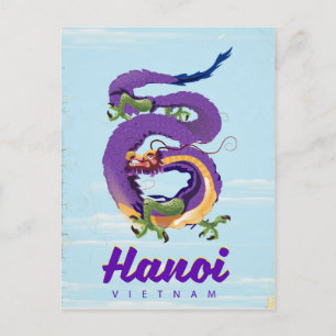Vietnam  drakenposter Hanoi Briefkaart