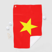 Vietnam Drapeau serviette de golf (En situation)