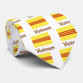 Vietnam- en Zuid-Vietnamese vlag Stropdas (Opgerold)