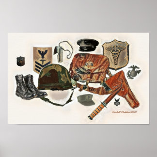 Vietnam Era Medic Poster