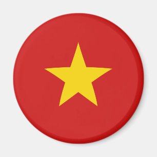 Vietnam Fisheye Flag Magnet Magneet