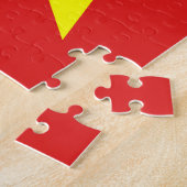 Vietnam Flag Yellow Star Puzzle (Côté)