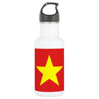 Vietnam Flag Yellow Star Water Bottle Waterfles