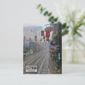 Vietnam Foggy Street, Carte postale Date personnal (Debout devant)