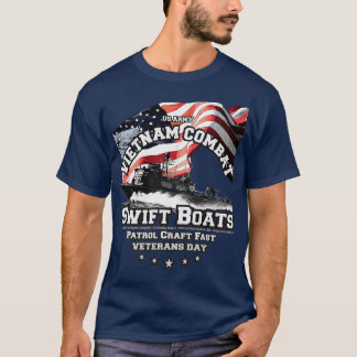 Vietnam Gevecht Veteraan SWIFT BOOT T-shirt