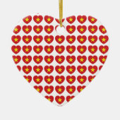 Vietnam Heart Flag Keramisch Ornament (Voorkant)