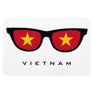 Vietnam heeft aangepaste tekst en kleurenmagneet i magneet