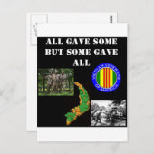 Vietnam Herdenking Briefkaart (Voorkant / Achterkant)