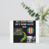 Vietnam Herdenking Briefkaart (Staand voorkant)