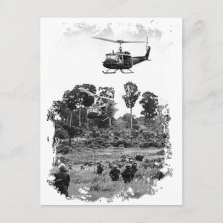Vietnam Huey Landing Briefkaart