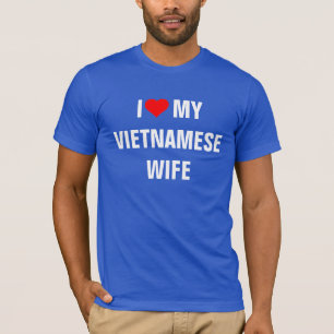 Vietnam : J'aime ma T-shirt femme vietnamienne