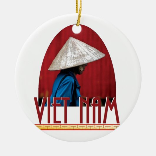 VIETNAM KERAMISCH ORNAMENT (Voorkant)