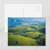 Vietnam Long Coc Tea Hills Travel Foto Briefkaart (Voorkant / Achterkant)