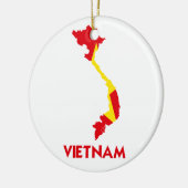 VIETNAM MAP KERAMISCH ORNAMENT (Links)