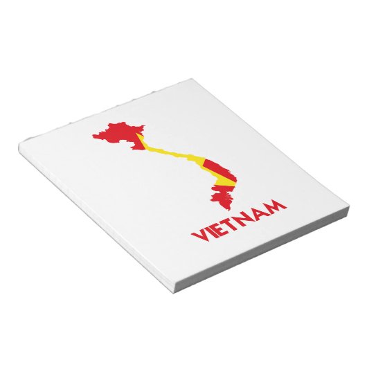 VIETNAM MAP NOTITIEBLOK (Schuin)