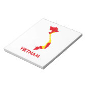 VIETNAM MAP NOTITIEBLOK (Gedraaid)