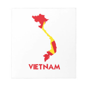 VIETNAM MAP NOTITIEBLOK