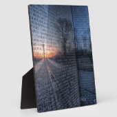 Vietnam Memorial Dawn Fotoplaat (Zijkant)