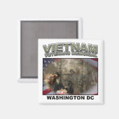 Vietnam Memorial Magneet (Voorkant / Achterkant)
