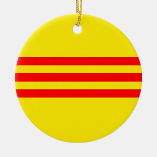 Vietnam (nieuw) keramisch ornament (Voorkant)